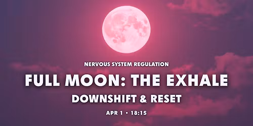Full Moon: The Exhale | Downshift & Reset