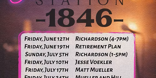 Live Music - Richardson Acoustic - Station 1846