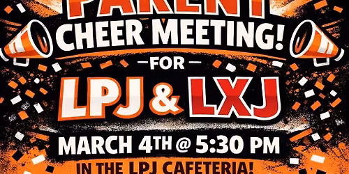 Parent Cheer Meeting