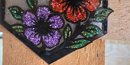 Crushed Glass & Resin Suncatcher Workshop