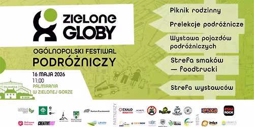 Og\u00f3lnopolski Festiwal Podr\u00f3\u017cniczy Zielone Globy 2026 w Zielonej G\u00f3rze