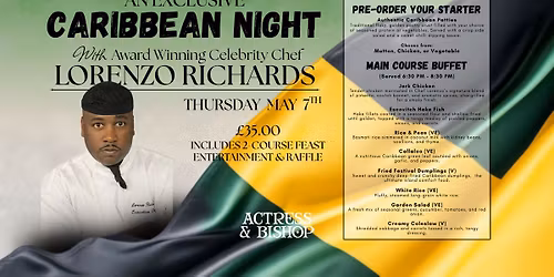 Exclusive Caribbean Night with Lorenzo Richards