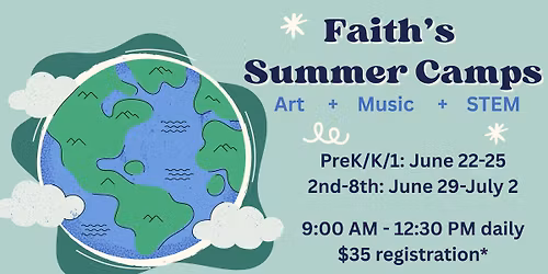 Faith's Summer Camps - PreK\/K\/1