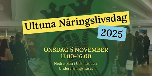 Ultuna N\u00e4ringslivsdag (UND) 2025