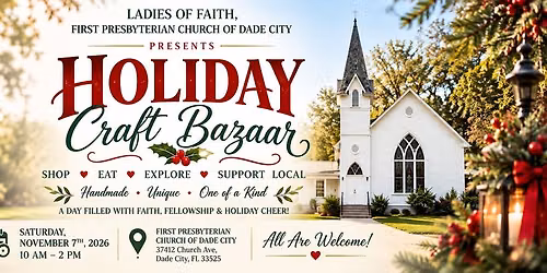Holiday Craft Bazaar - Ladies of Faith