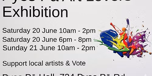 Pyes P\u0101 Art Lovers Exhibition 