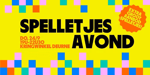 Spelletjesavond Kringwinkel Deurne