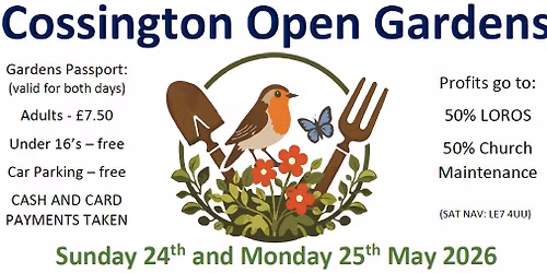 Cossington Open Gardens 2026