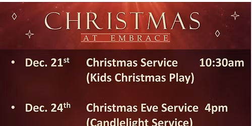 Christmas Eve Candlelight Service