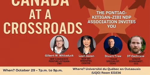 Canada at a Crossroads: A Forum on Alternative Routes To Better Times
