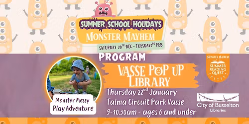 Vasse Pop-Library: Monster Messy Play Adventure