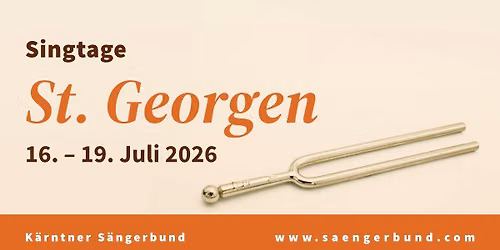 Singtage 2026 St. Georgen