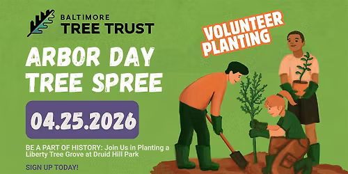 Volunteer Event: Arbor Day Tree Spree