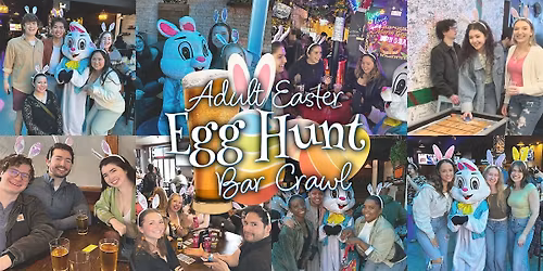 Adult Easter Egg Hunt Bar Hop - Includes Buffet, Bunny Ears & Gift Cards!