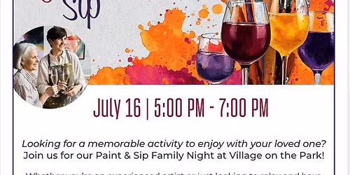 Paint & Sip Family Night
