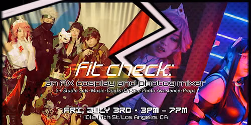 Fit Check: Anime Expo Cosplay & Photographer Mixer