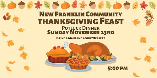 New Franklin Community Thanksgiving Feast