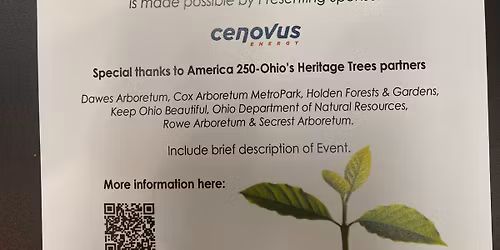 Columbiana County Heritage Tree Dedication 