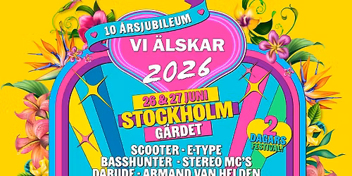 VI \u00c4LSKAR 2026 -2 DAGARSFESTIVAL- STOCKHOLM