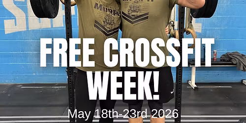 CrossFit with us for FREE