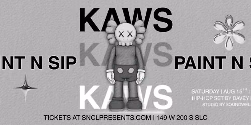 Kaws Paint & Sip