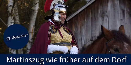 Martinszug wie fr\u00fcher auf dem Dorf