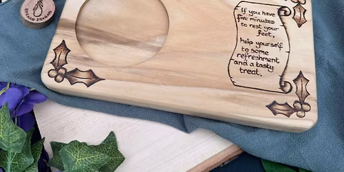 Pyrography - Treat Tray Workshop