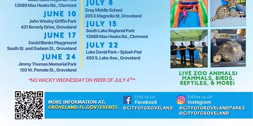 Groveland Wacky Wednesday Water Day