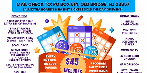 Bingo Benefit and Basket Raffle 