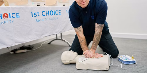 1 day Emergency First Aid at Work course (EFAW), OfQual Level 3, Leicester.