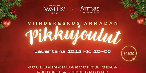 Viihdekeskus Armadan Pikkujoulut