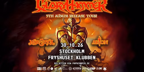 Gloryhammer + Special Guest: Majestica + Arion | Stockholm
