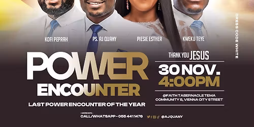 POWER ENCOUNTER (November Edition)