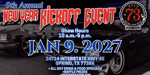 New Year Kickoff Auto Event at Exit 73! 
