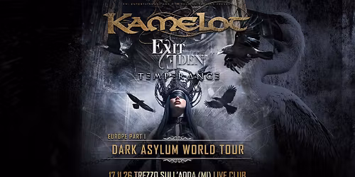 Kamelot - Dark Asylum World Tour - Europe Part I | Padova, Hall