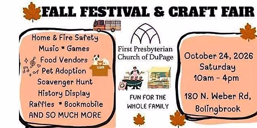 First Presbyterian Church Fall Festival and Craft Fair