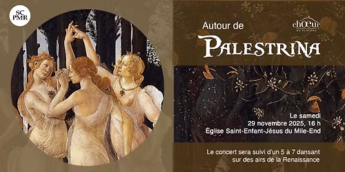 AUTOUR DE PALESTRINA, PRINCE DE LA MUSIQUE