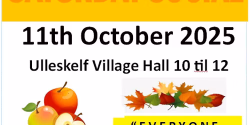 Saturday Social 11 October 2025