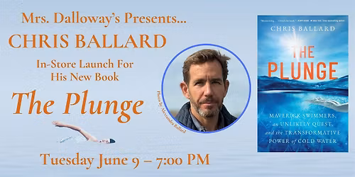 Chris Ballard's THE PLUNGE In-Store Launch And Book Siging
