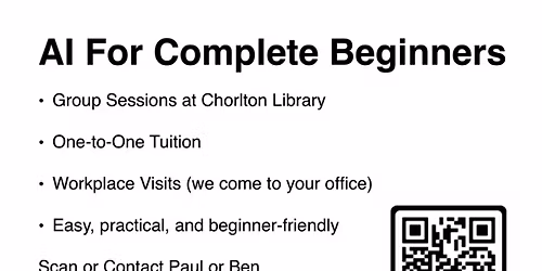 AI FOR COMPLETE BEGINNERS GROUP SESSION