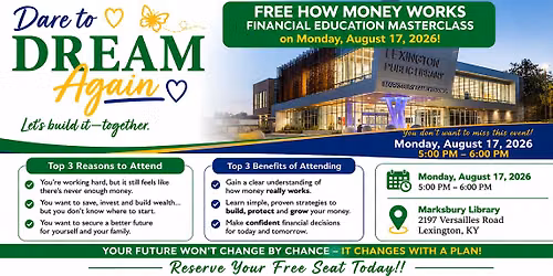 FREE DARE TO DREAM FINANCIAL MASTERCLASS