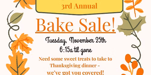 Companion Homestead\u2019s 3rd Annual Bake Sale