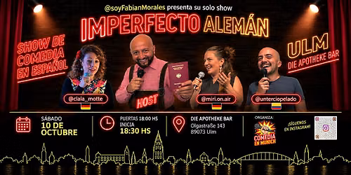ESPECIAL DE COMEDIA 100% EN ESPA\u00d1OL EN ULM