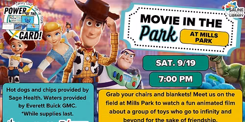 Movie Night in the Park: Library Card Sign Up Edition