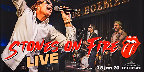 \ud83d\udd25 Stones on Fire \u2013 D\u00e9 ultieme Rolling Stones Tribute! \ud83d\udd25