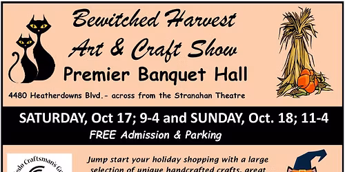 Bewitched Harvest Art & Craft Show 2026 presented by The Toledo Craftsman's Guild