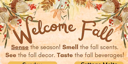 Welcome Fall Sip & Shop