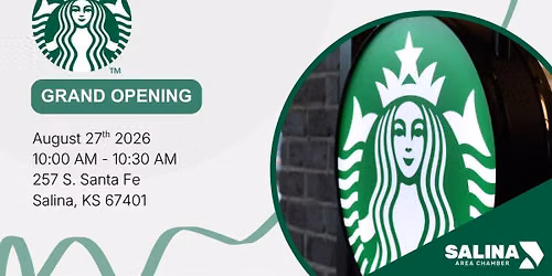 Starbucks Salina Downtown Ribbon Cutting Ceremony