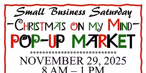 Christmas Pop up Market