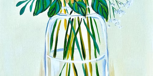 Sunflower Vase - Owosso Paint and Sip 